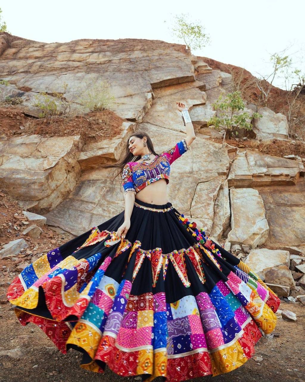 Glamorous Garba Lehenga Choli