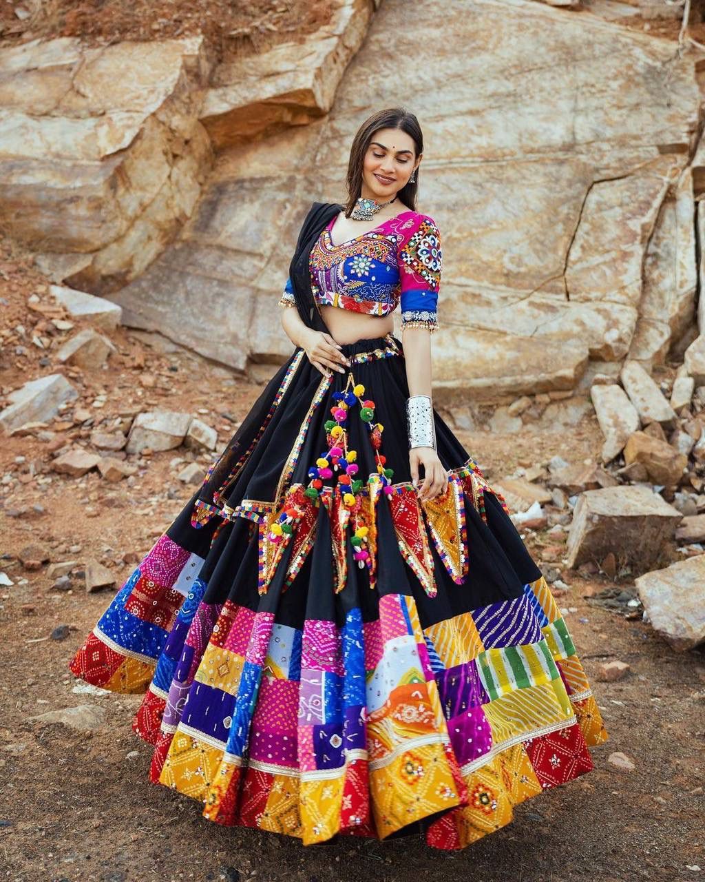 Glamorous Garba Lehenga Choli