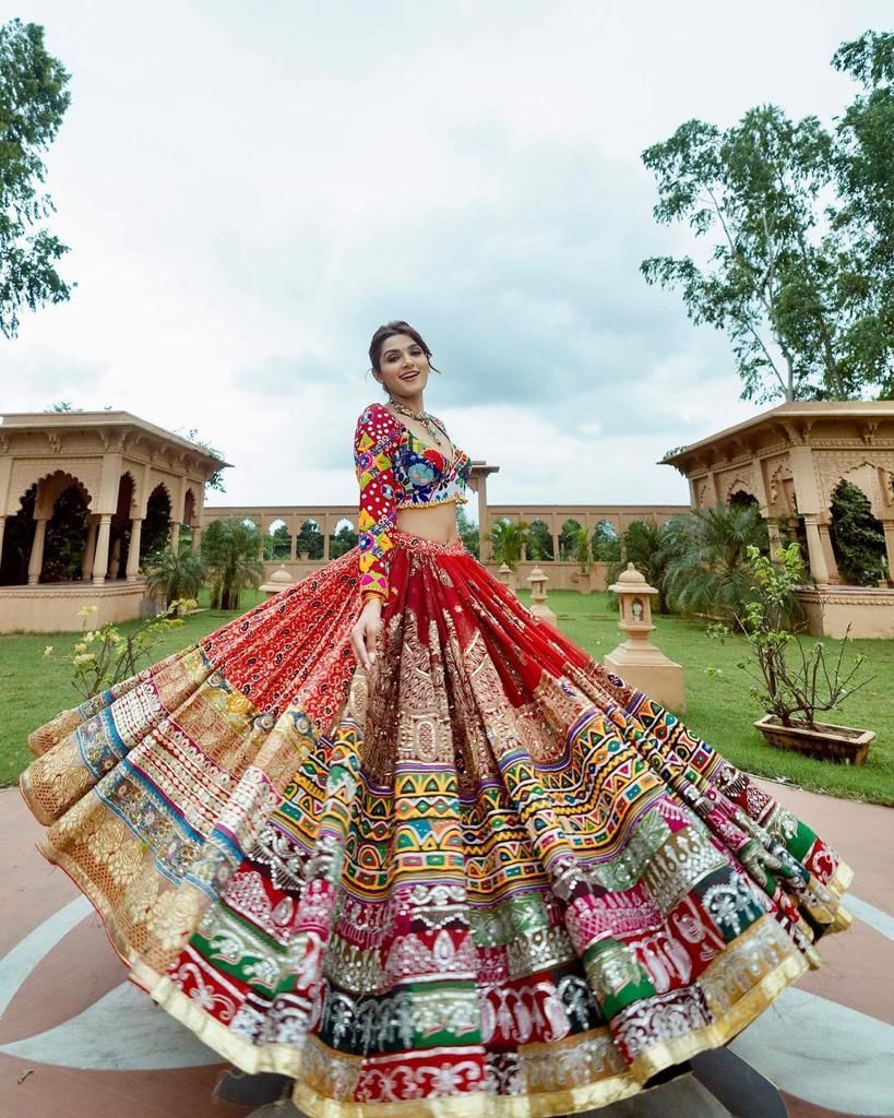 Heirloom Multicolored Navratri Lehenga Choli