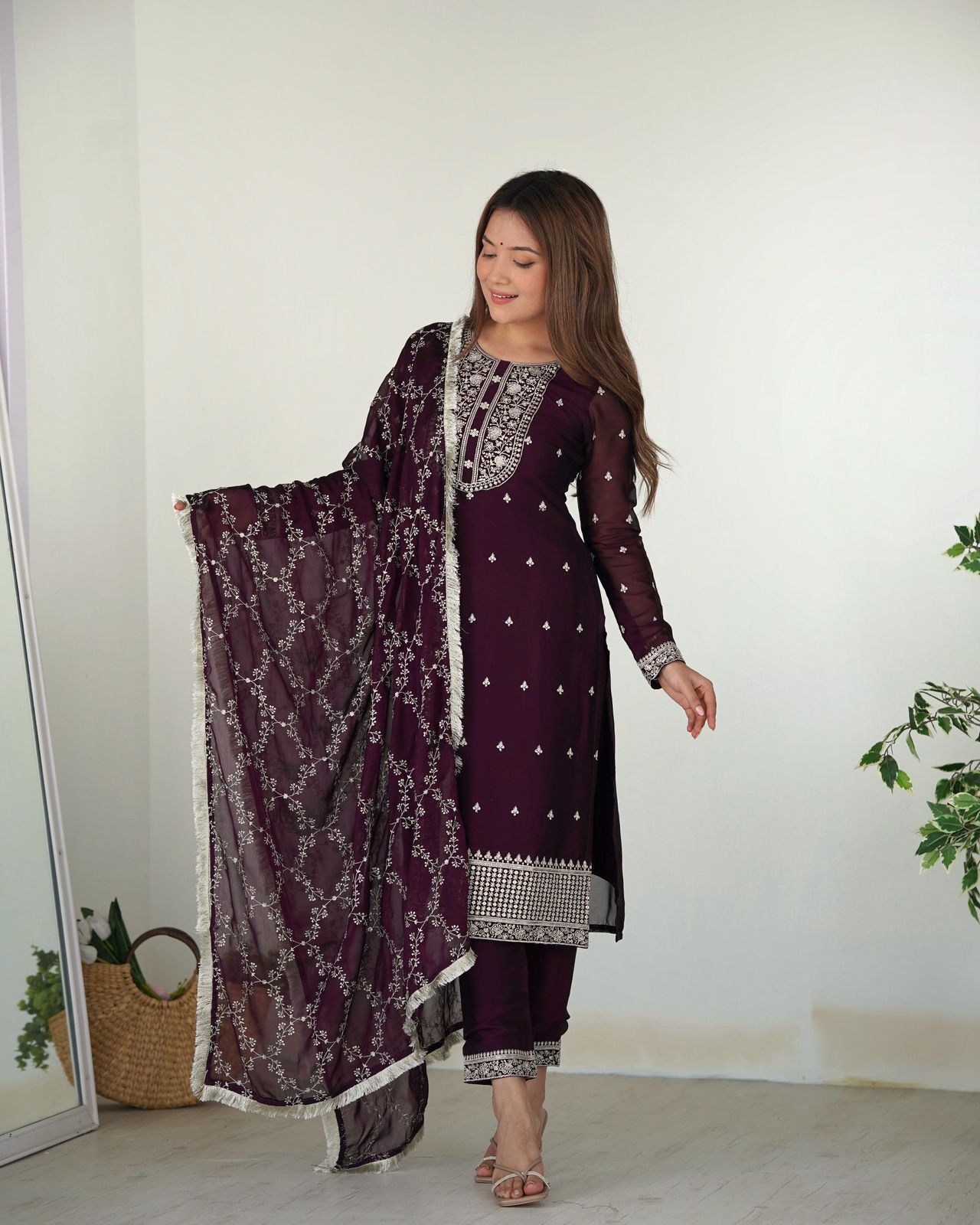 Embroidered Eleganza Salwar Suit