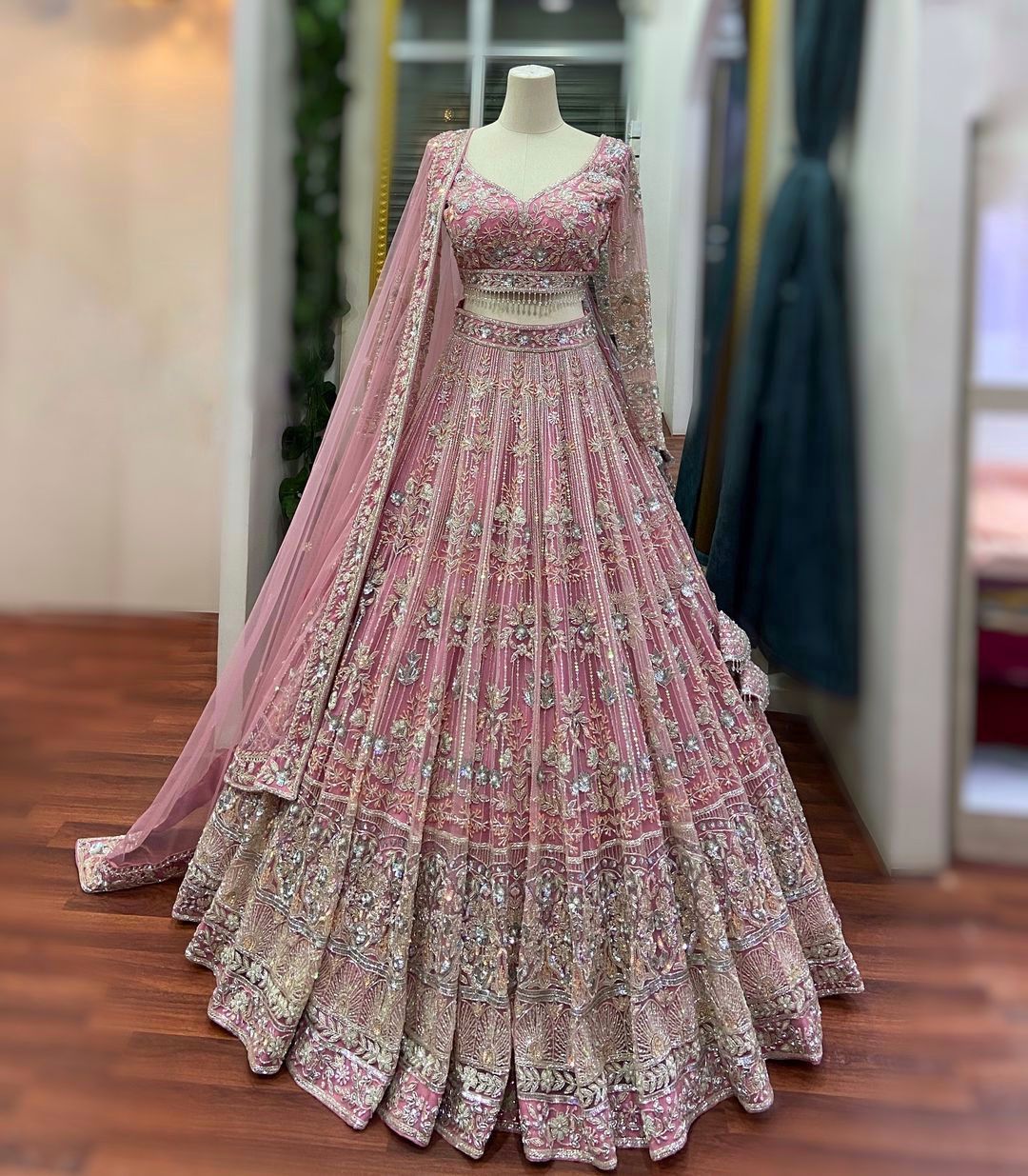 Twinkling Pink Lehenga Choli