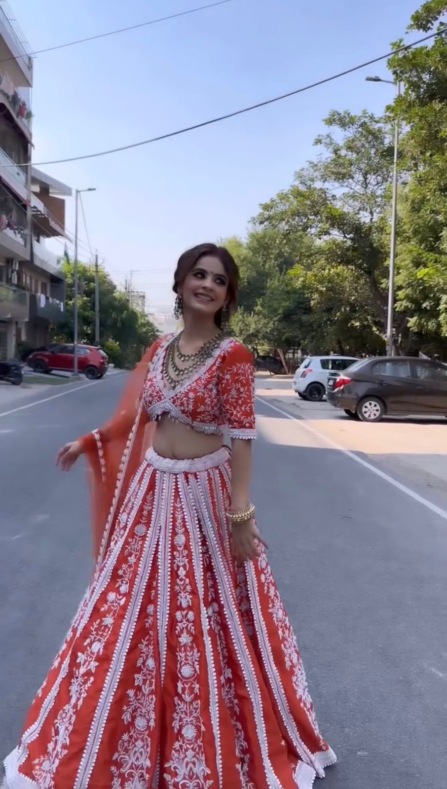 Sunset Blossom Lehenga Choli