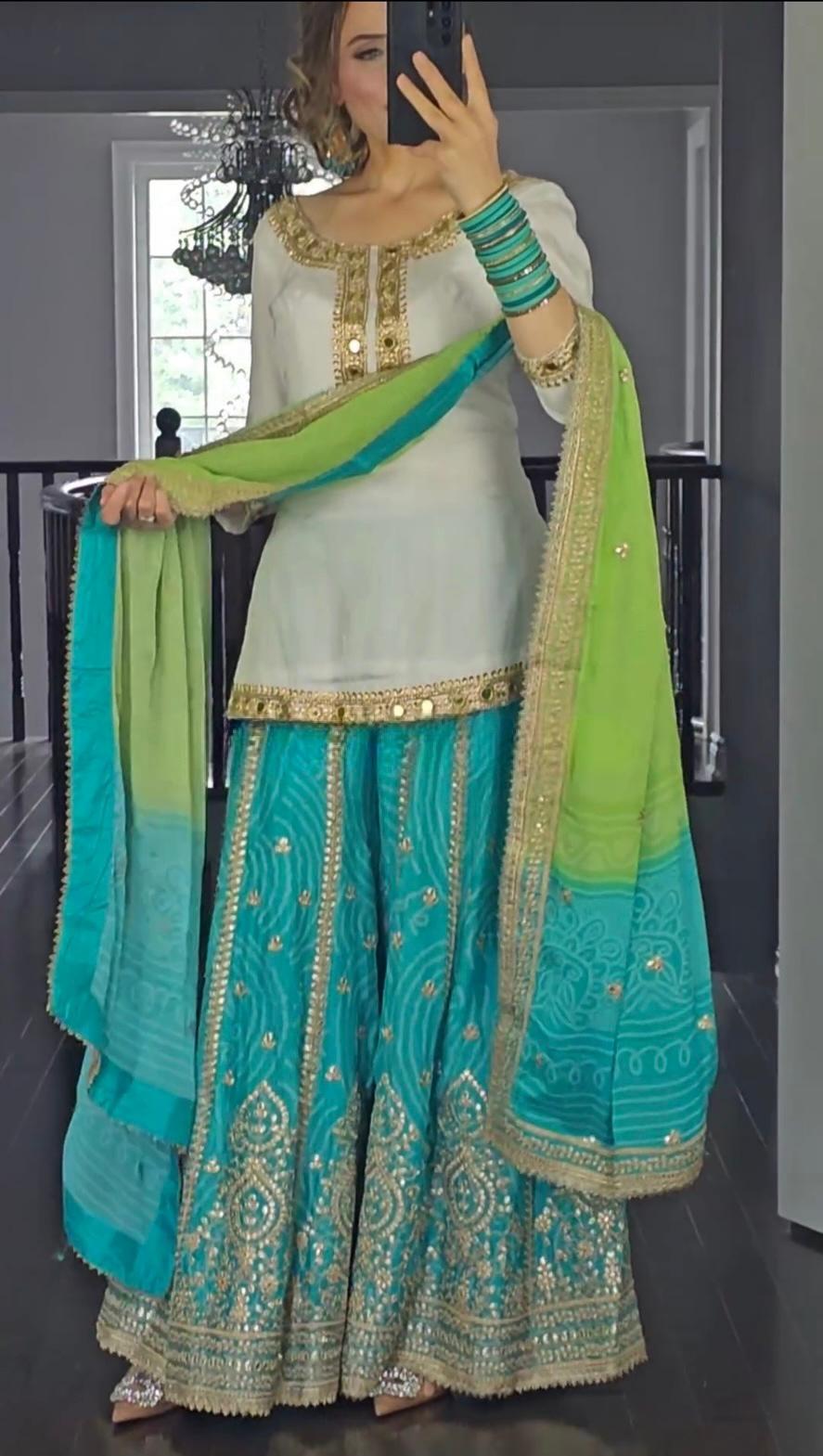 Zara-e-Naz Sharara Set