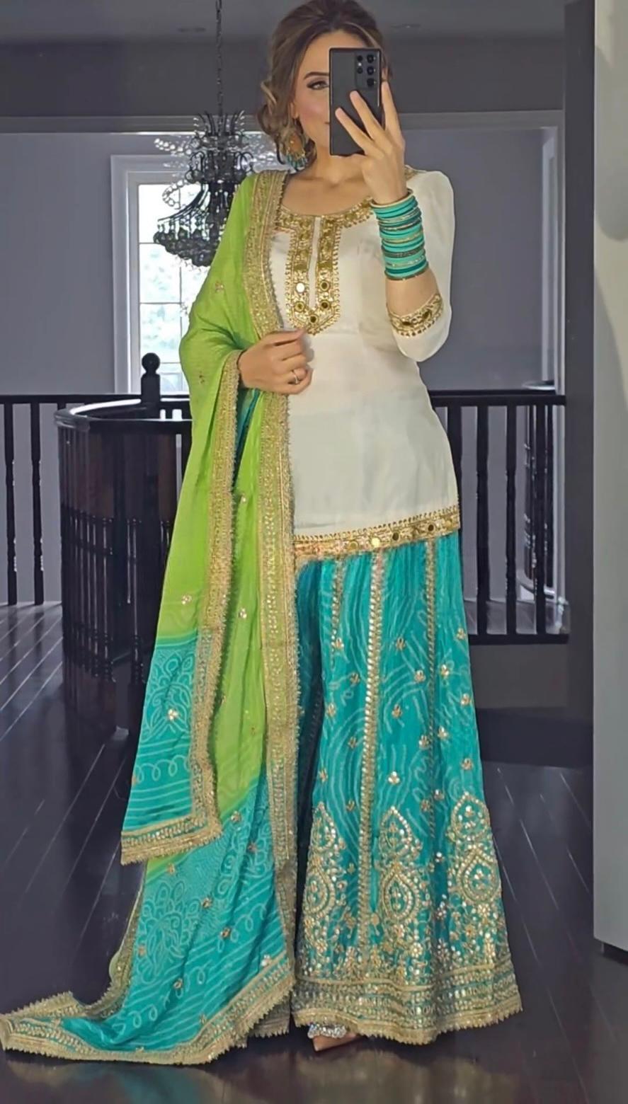 Zara-e-Naz Sharara Set