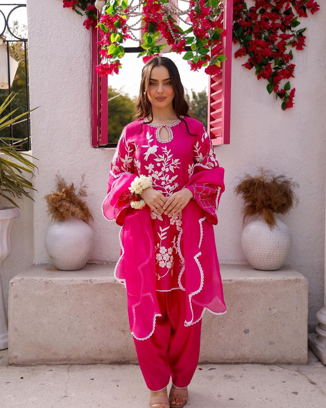 Pink Mirage Salwar Set