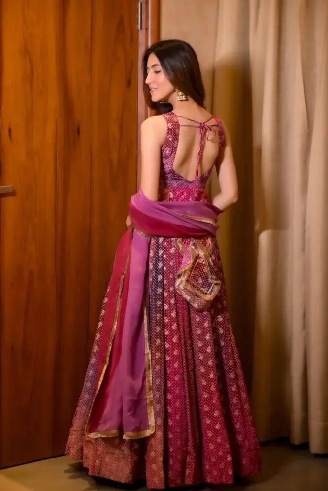 Vairea Organza Anarkali Gown