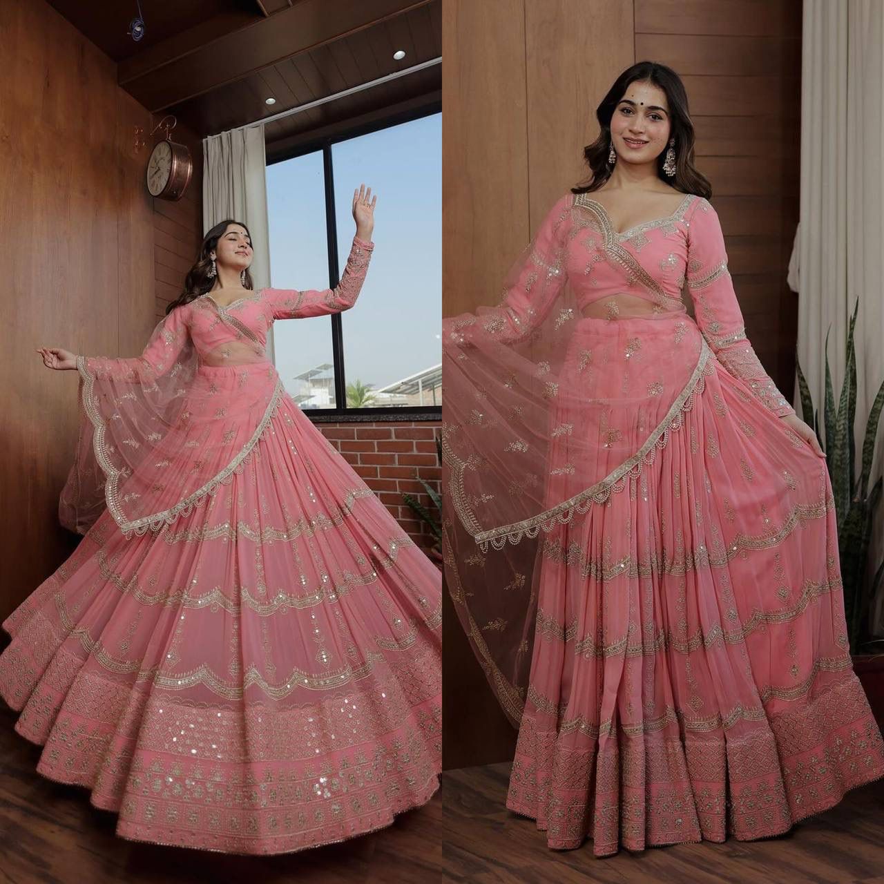 Cherry Blossom Lehenga Set