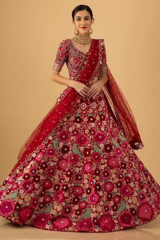 Floral Fantasy Lehenga Set