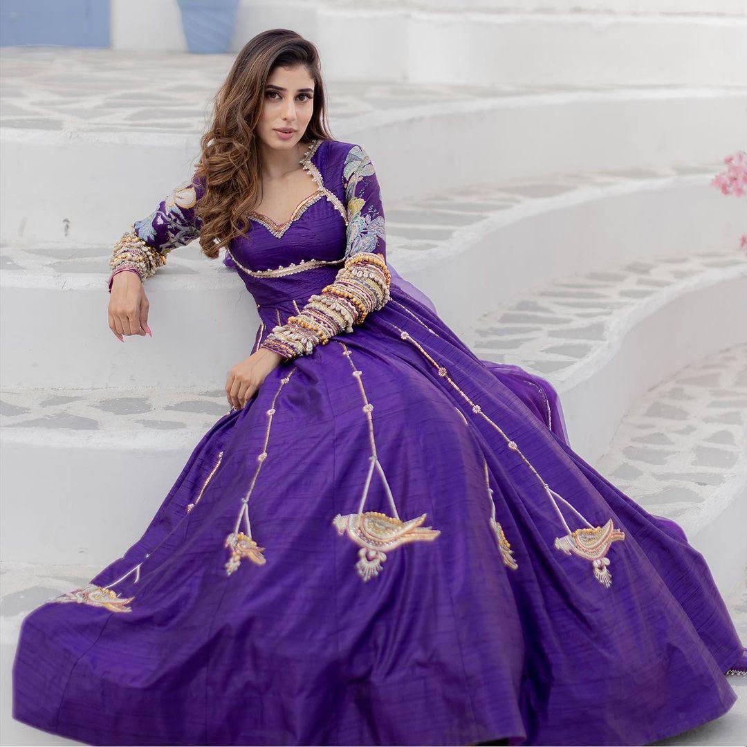 Zahira Elegance Gown With Dupatta