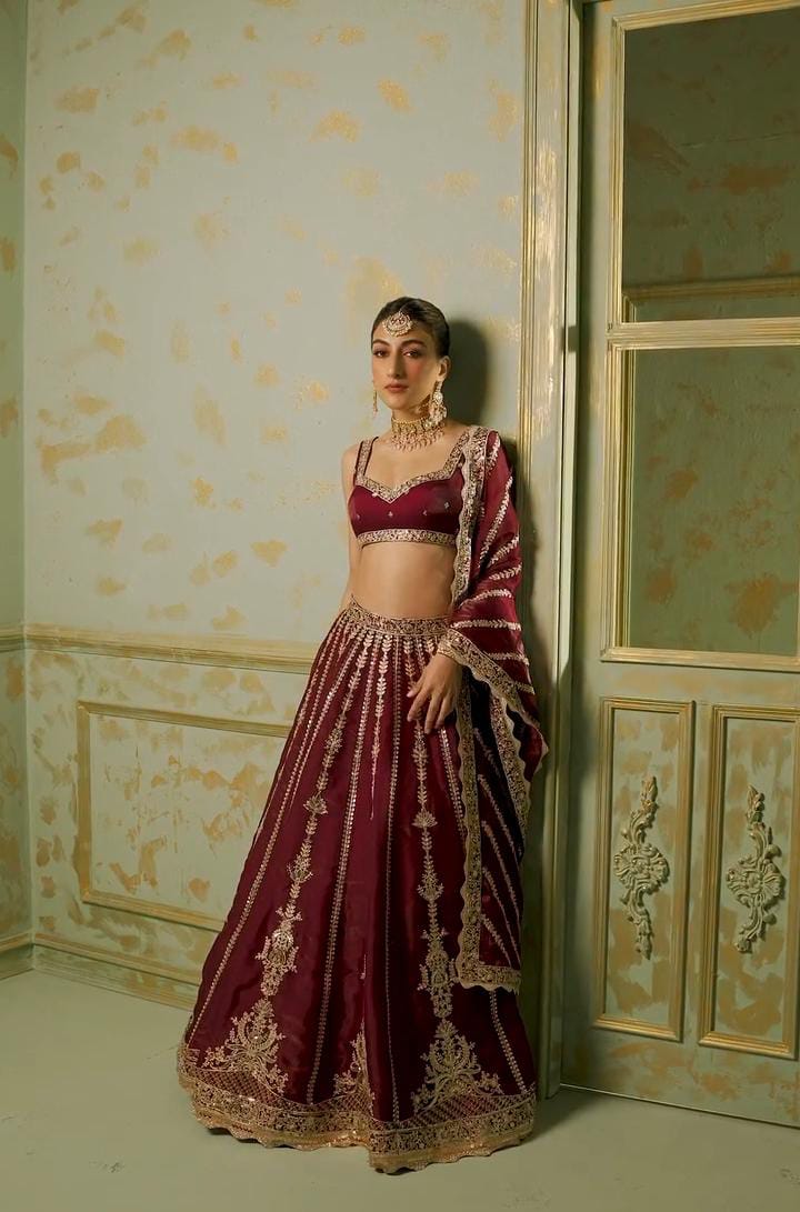 Crimson Empress Lehenga Set