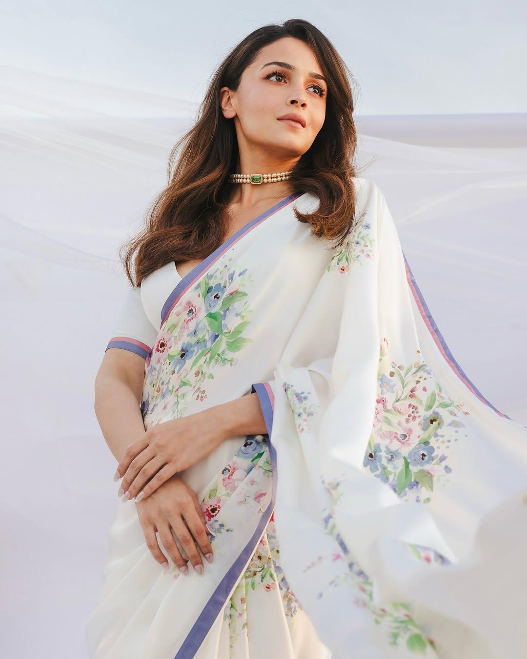 Alia Elegance Digital Print Saree