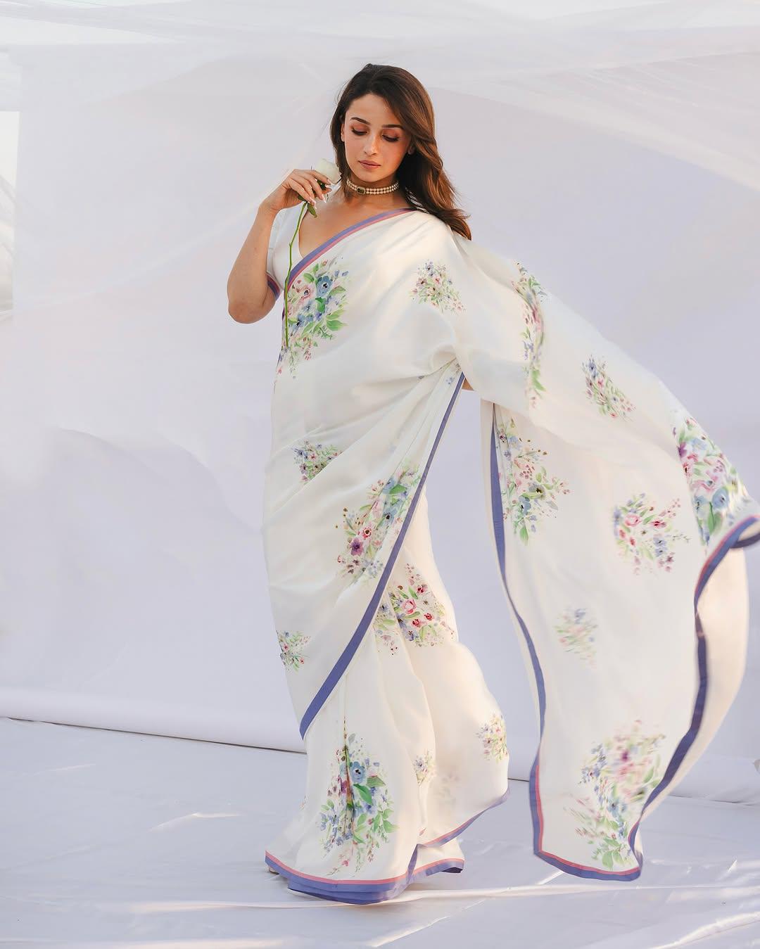 Alia Elegance Digital Print Saree