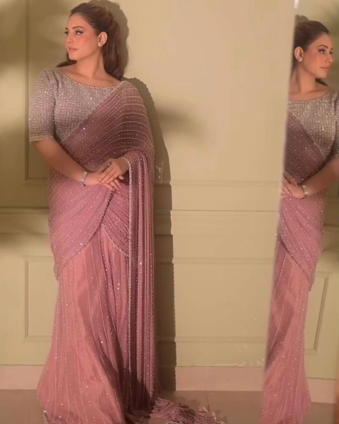 Twinkle Cascade Saree