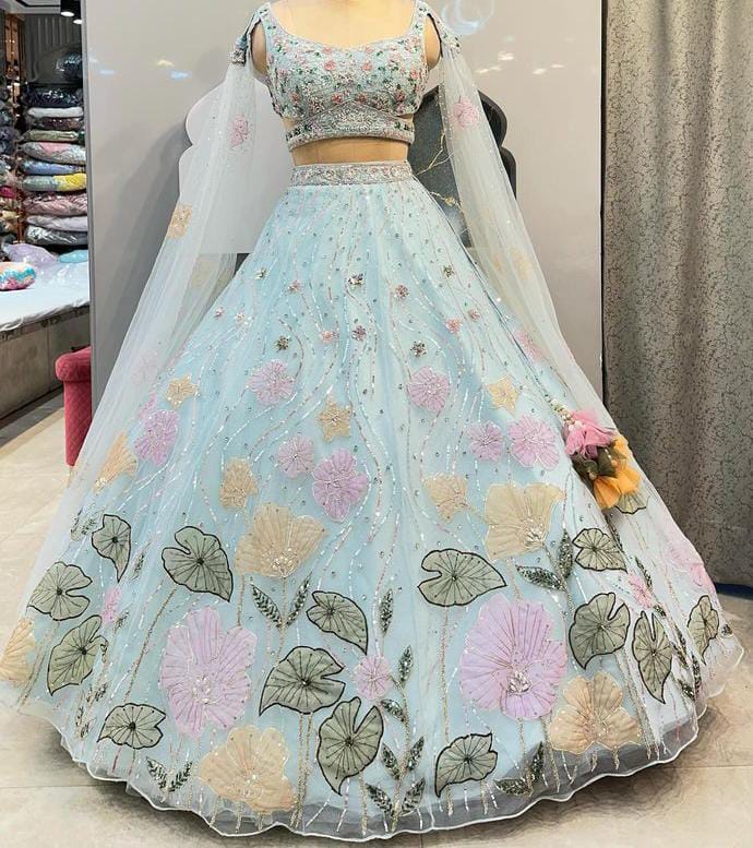 Ivory Blossom Lehenga Choli