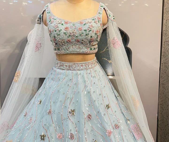 Ivory Blossom Lehenga Choli