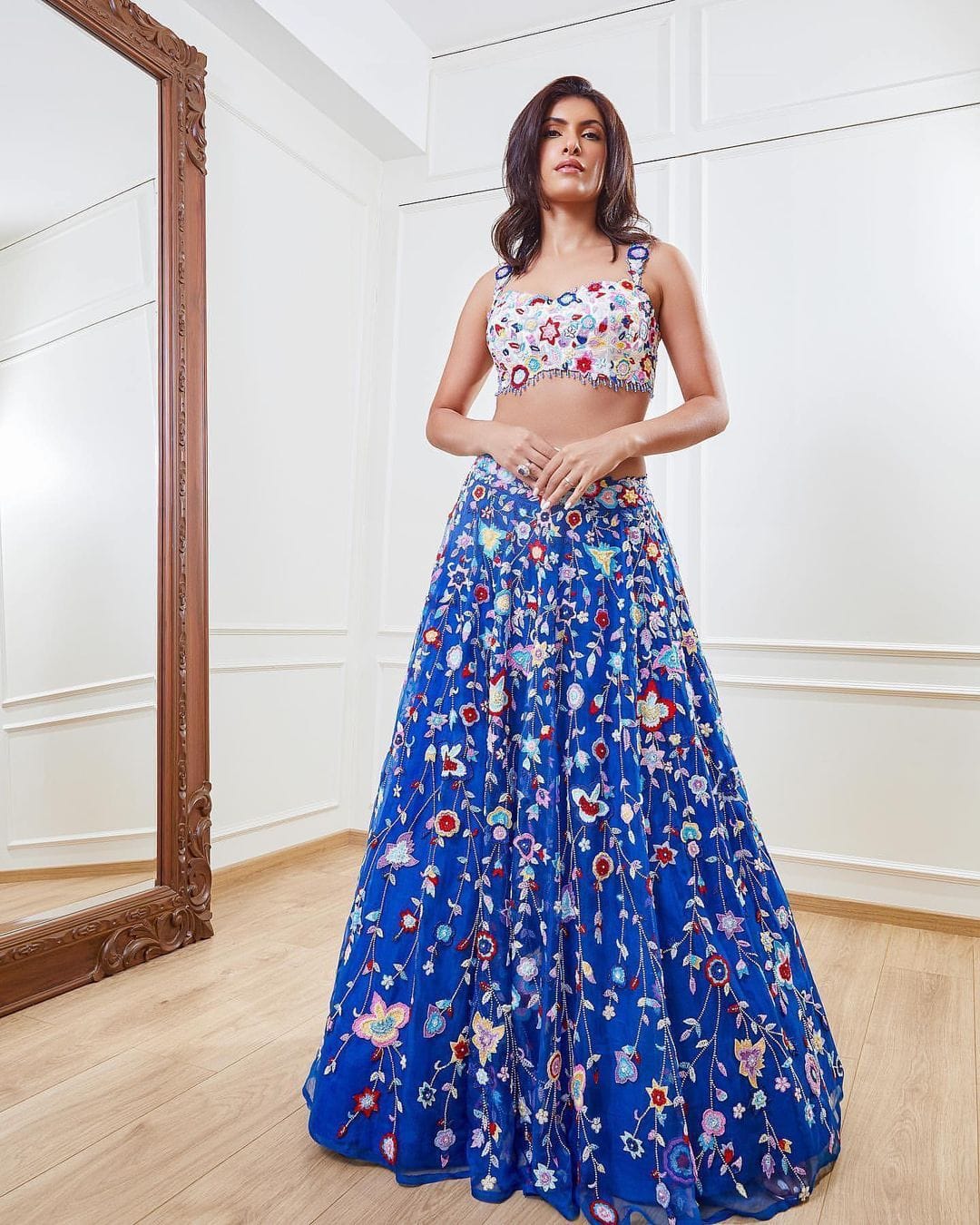 Gleam & Grace Multicolor Lehenga Choli