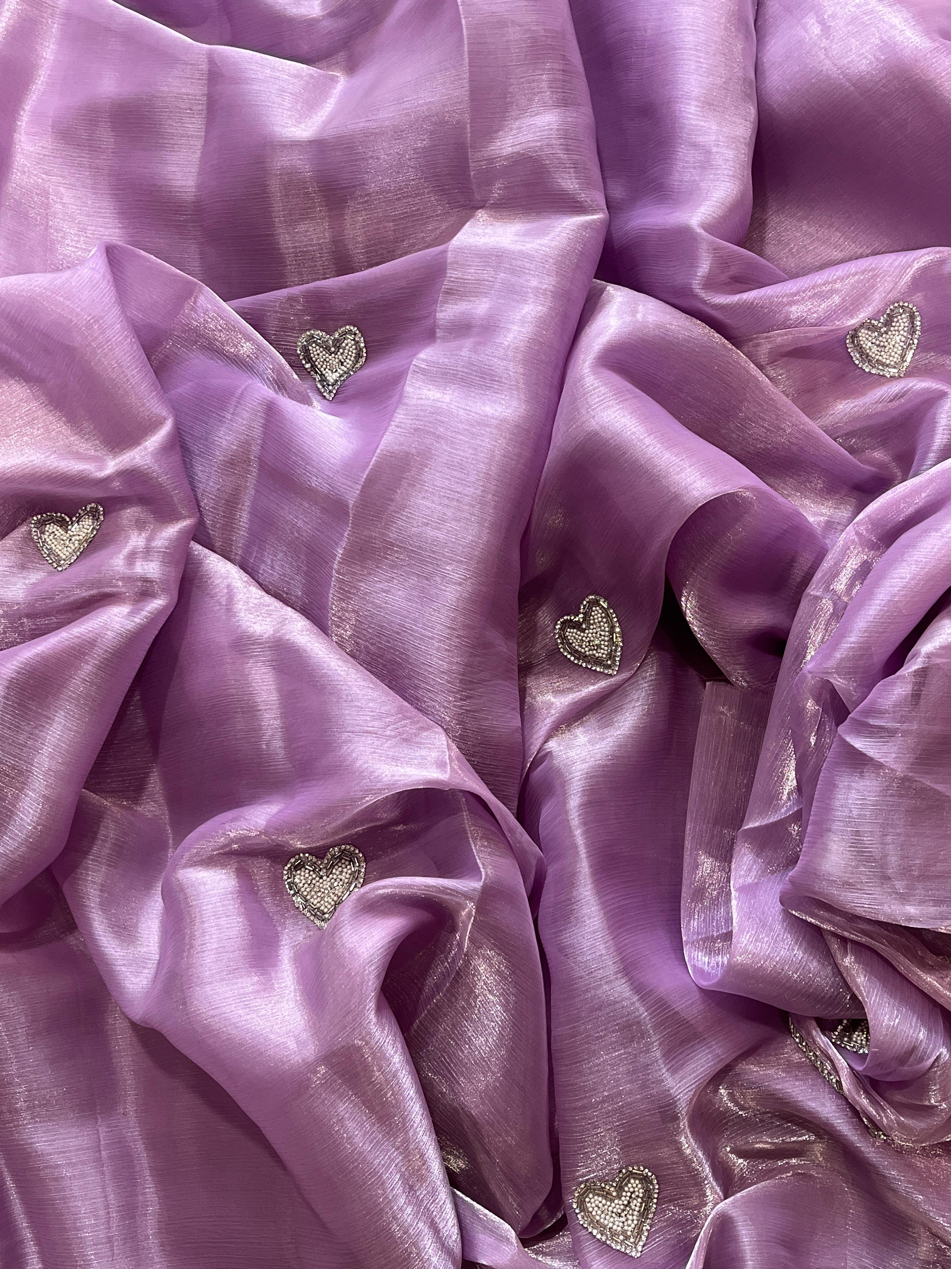 Heart’s Desire Pastel Saree