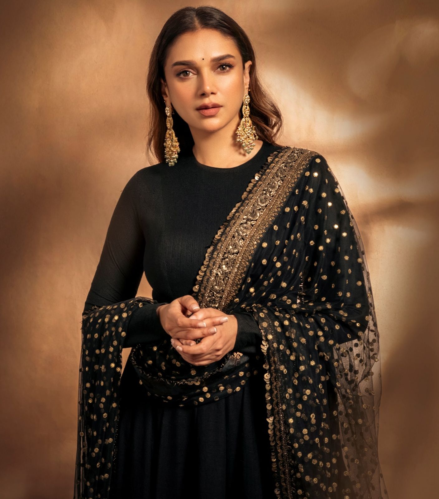 Aditi Rao Hydari Gown With Dupatta