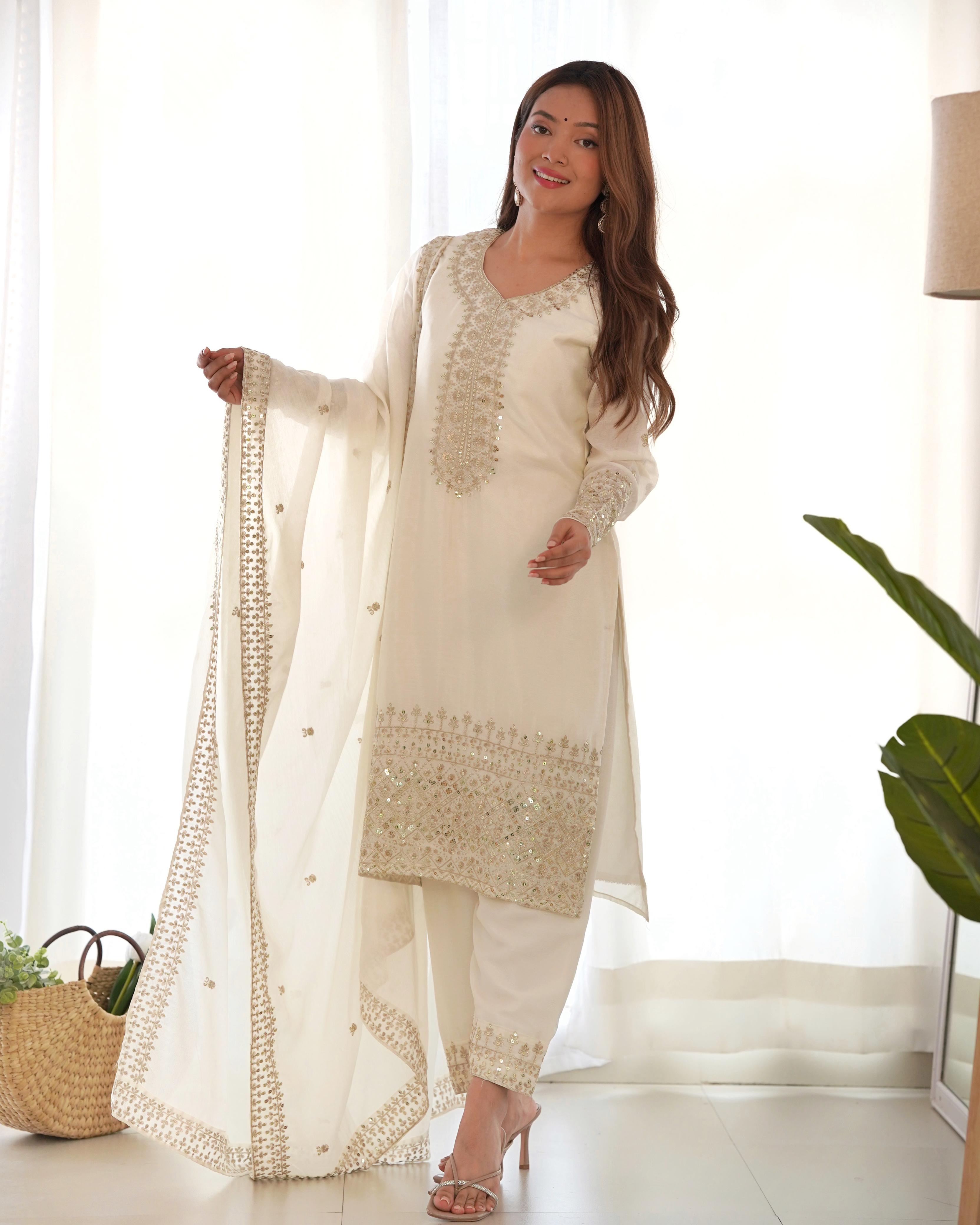 Jasmine Silk Salwar Suit