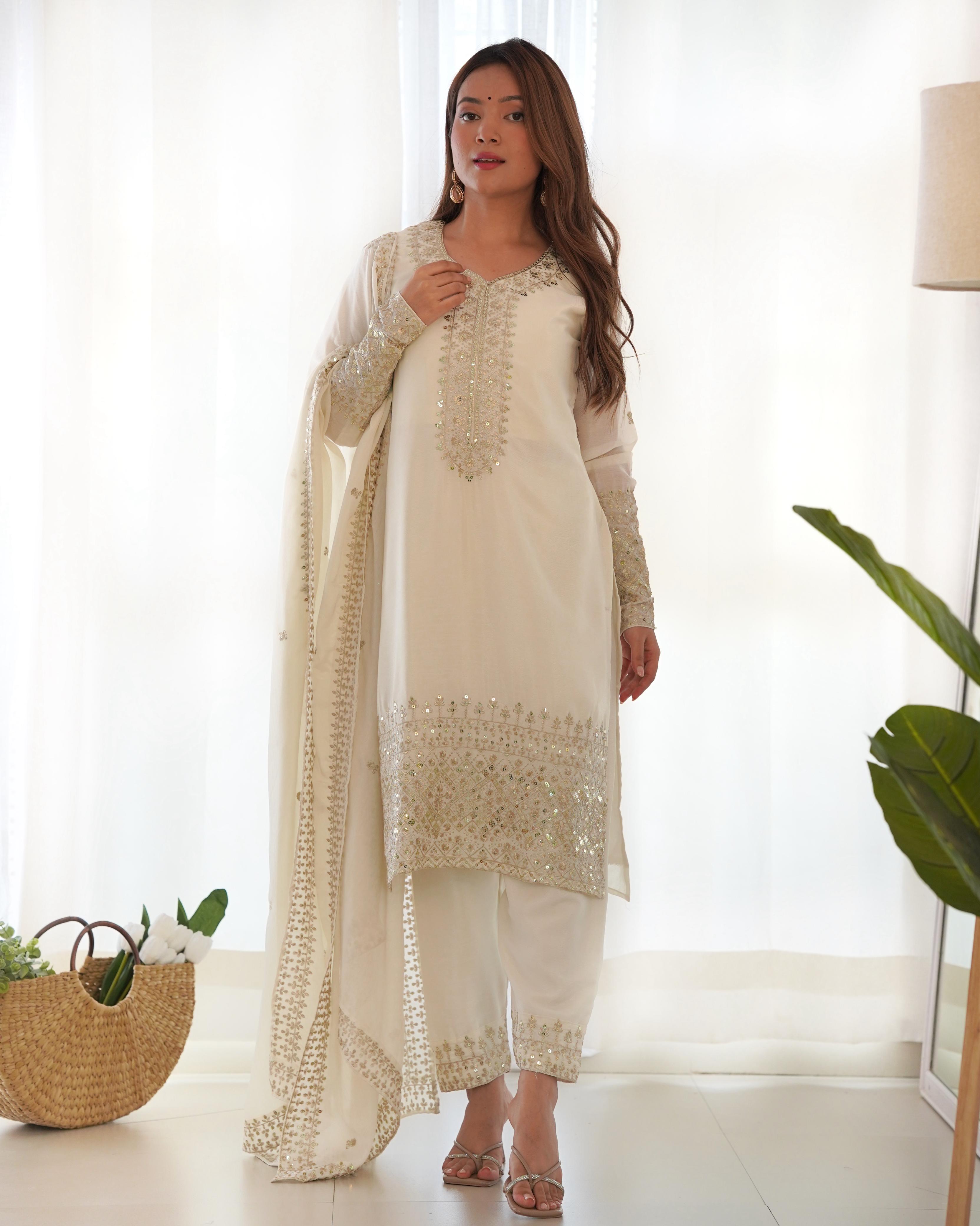 Jasmine Silk Salwar Suit