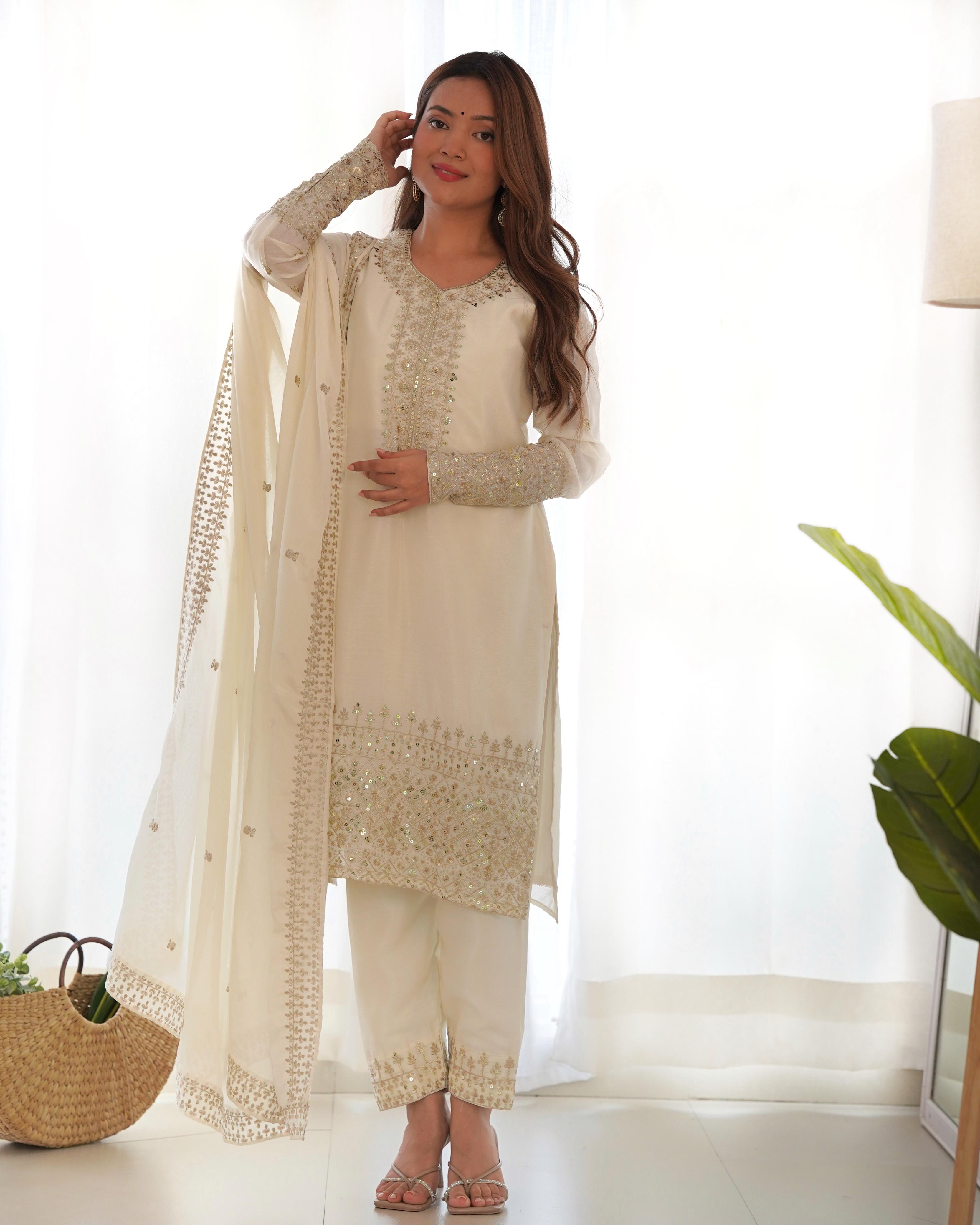 Jasmine Silk Salwar Suit