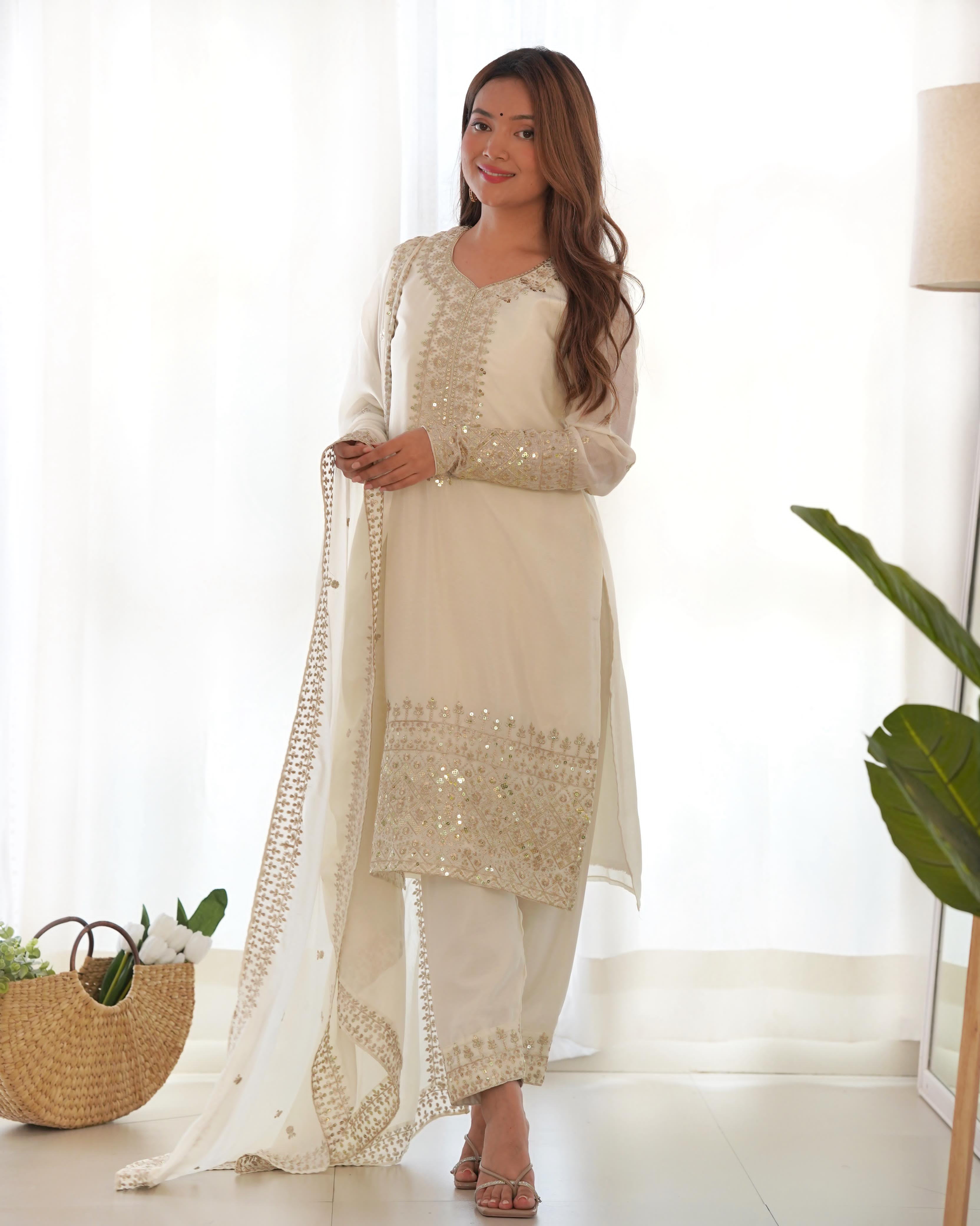 Jasmine Silk Salwar Suit