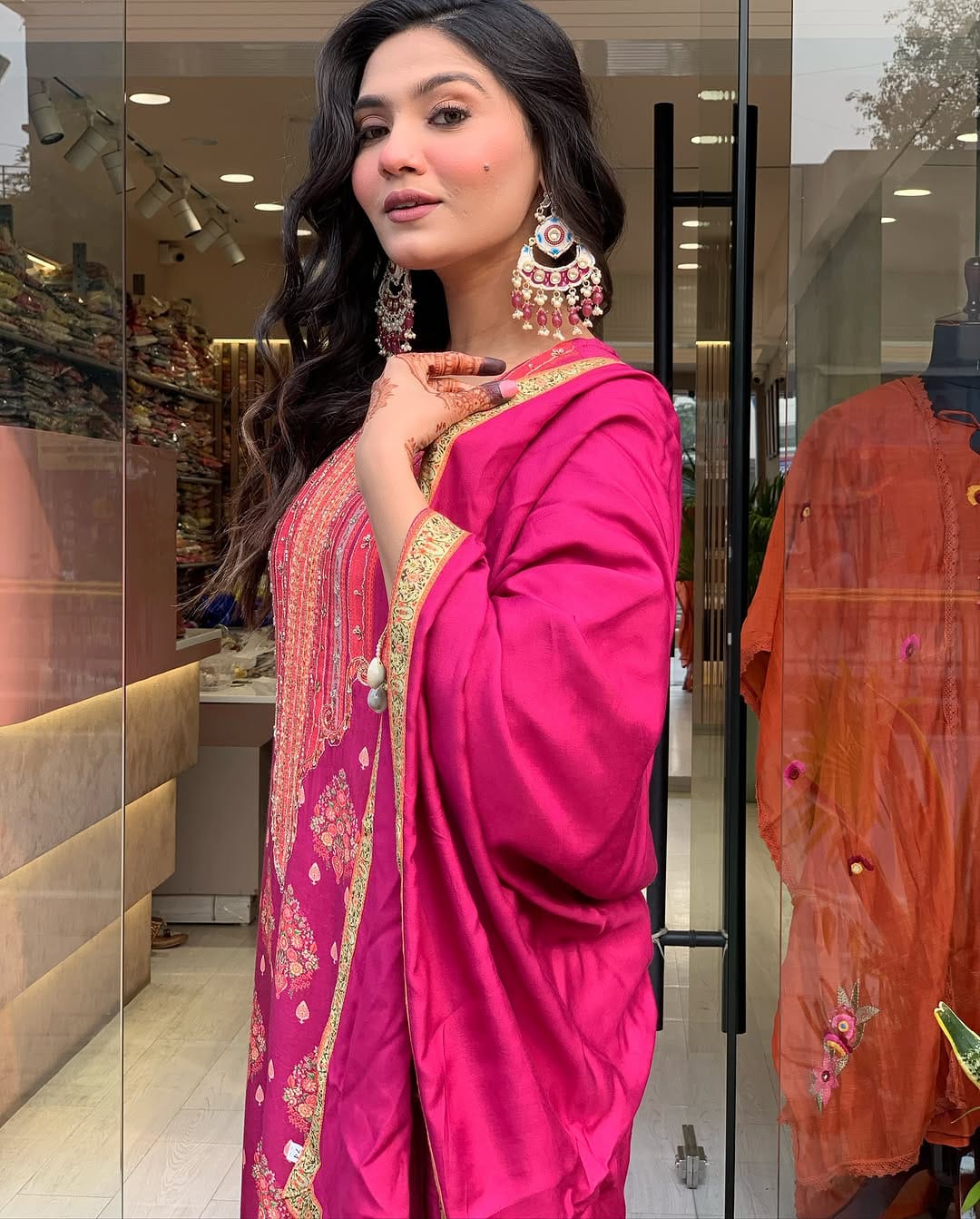 Reshmi Pink Pakistani Salwar Suit