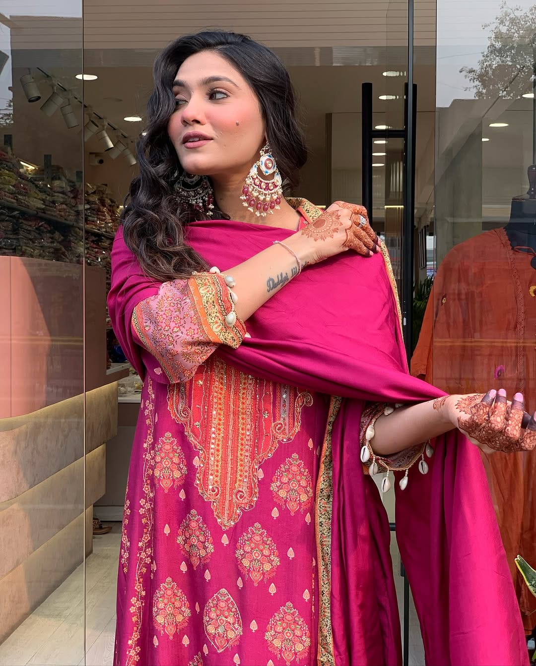 Reshmi Pink Pakistani Salwar Suit