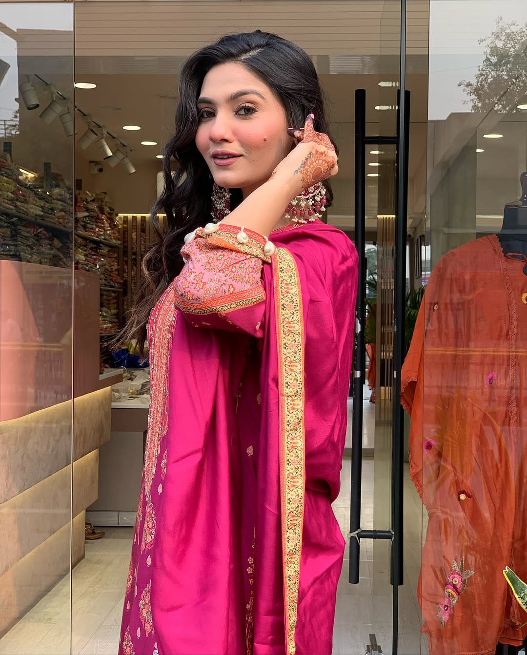 Reshmi Pink Pakistani Salwar Suit