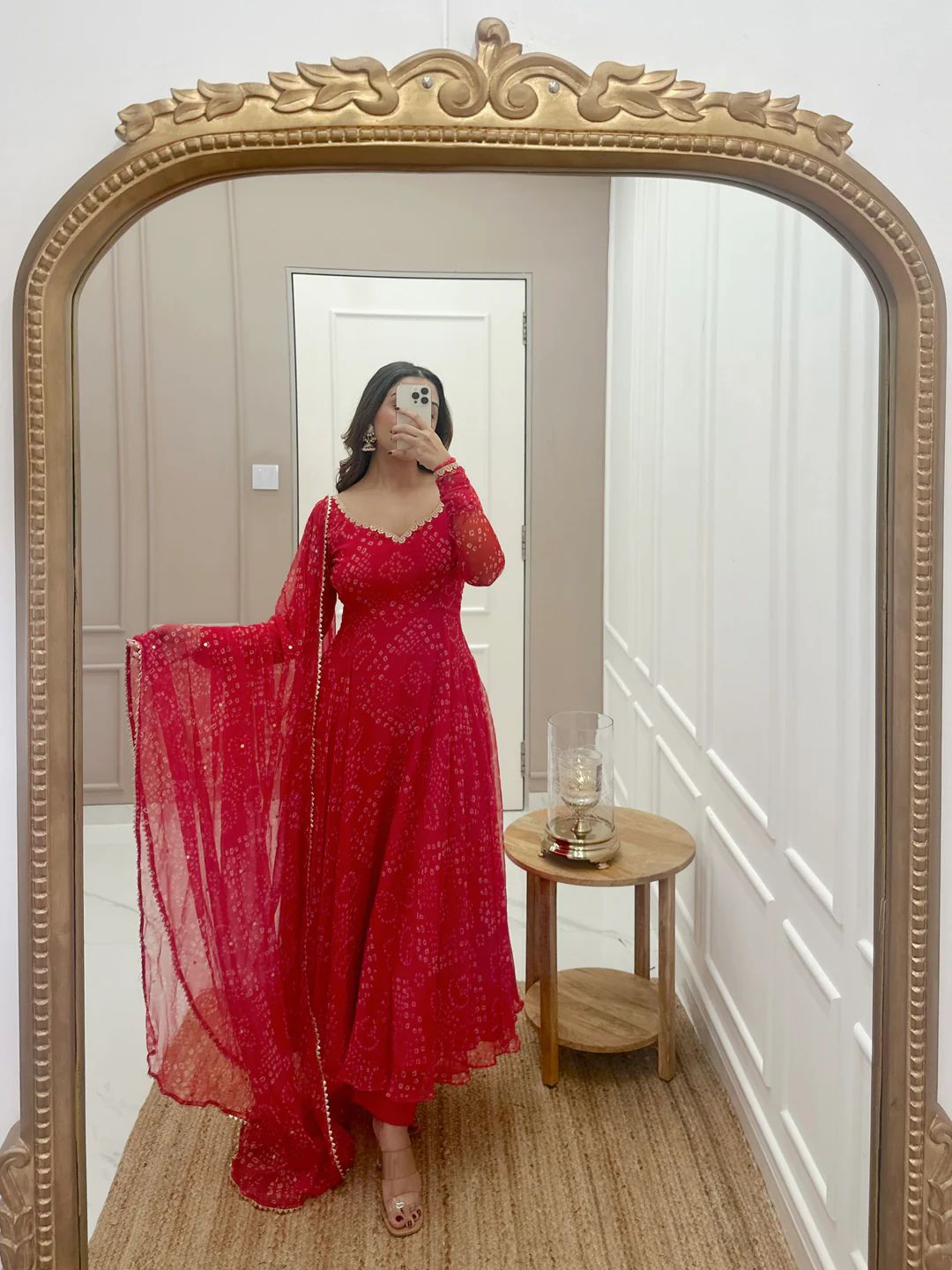 Bandhani Banno Anarkali Set
