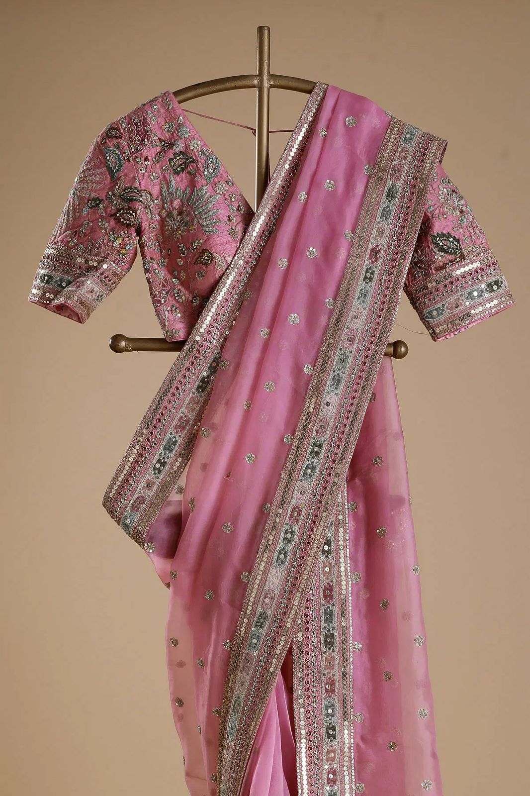 Pink Banglori Bloom Saree