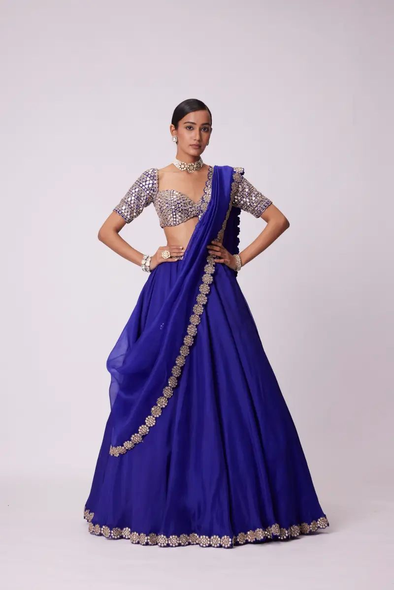 Zarqa Zewar Lehenga Choli
