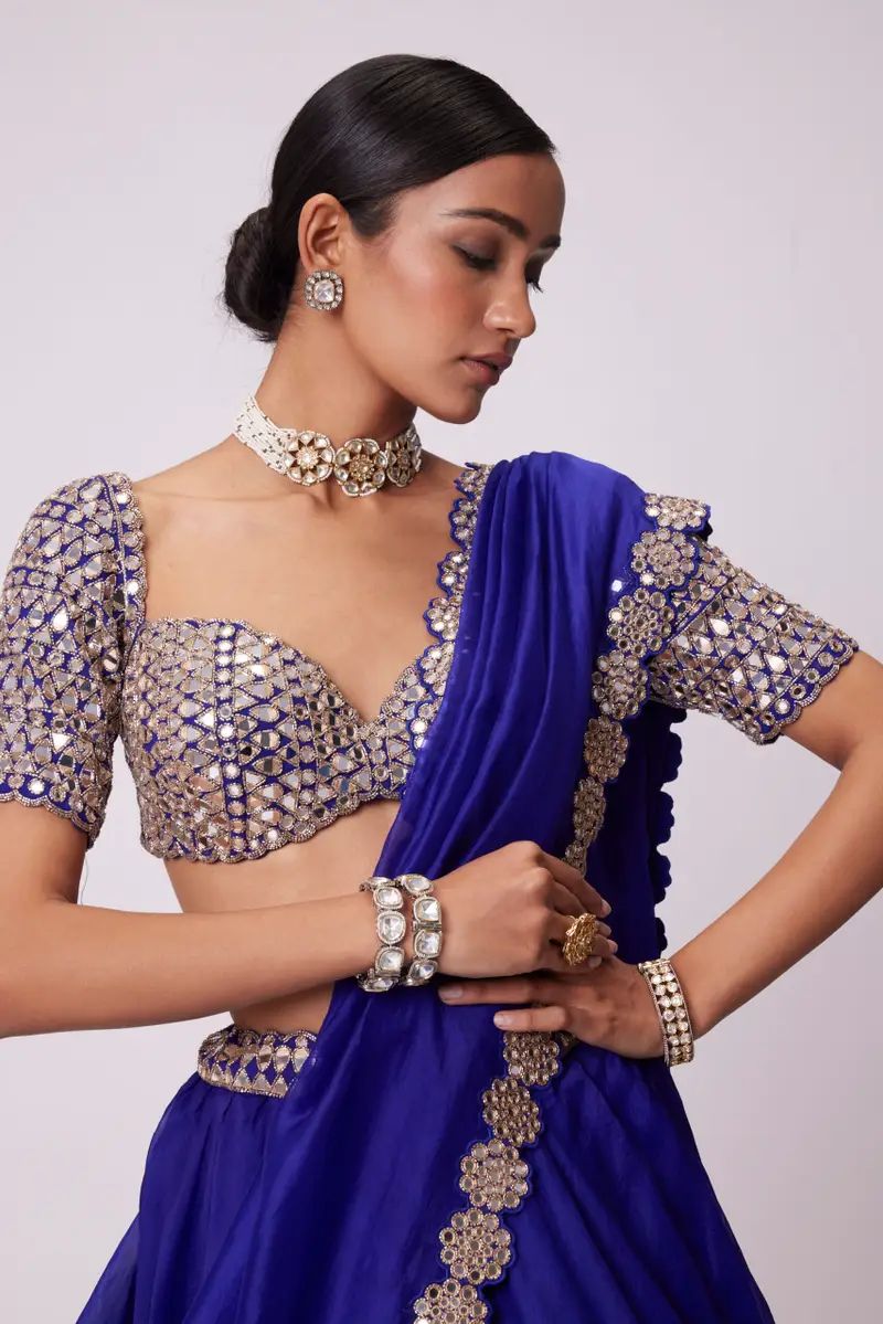 Zarqa Zewar Lehenga Choli