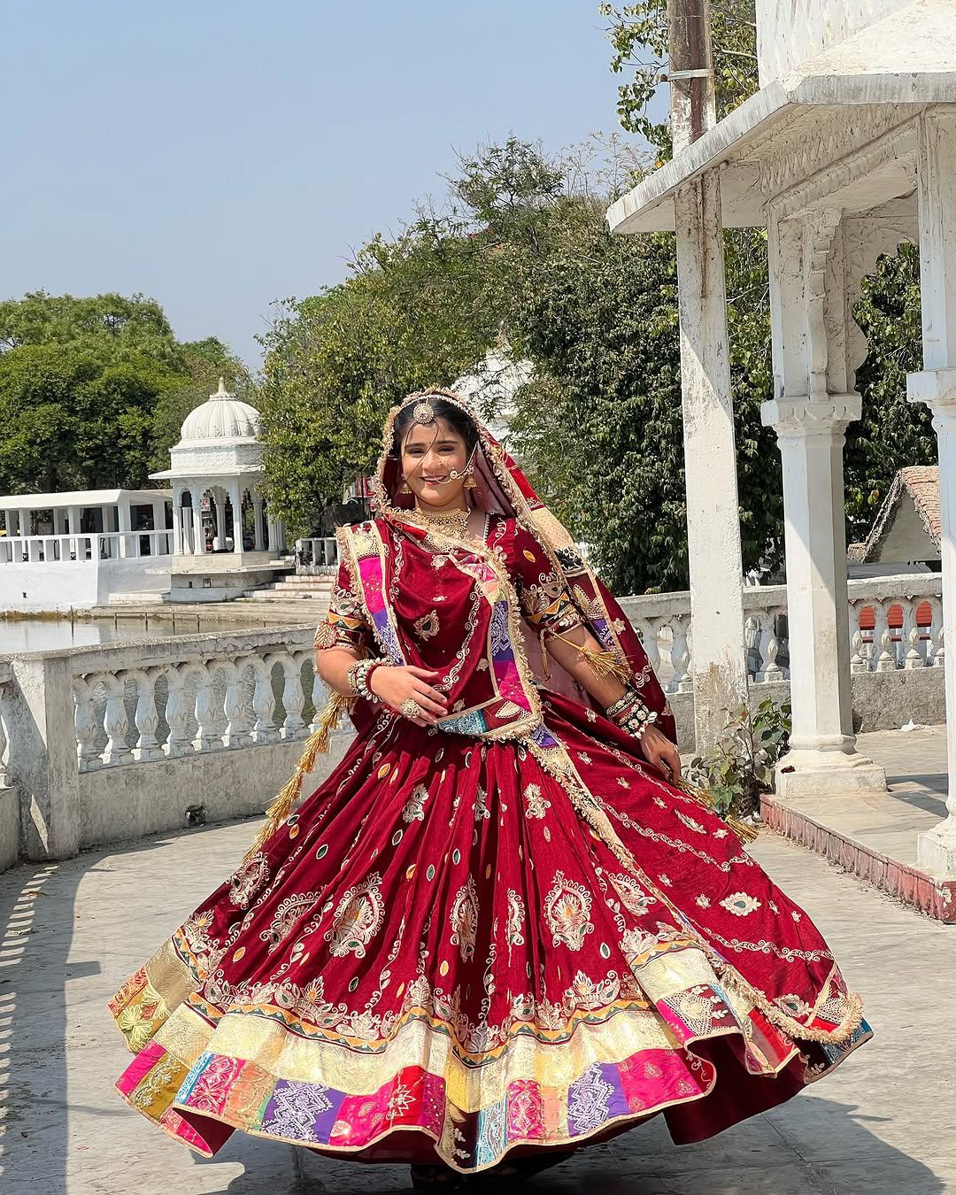 Jodhpuri Jalwa Navratri Lehenga Choli
