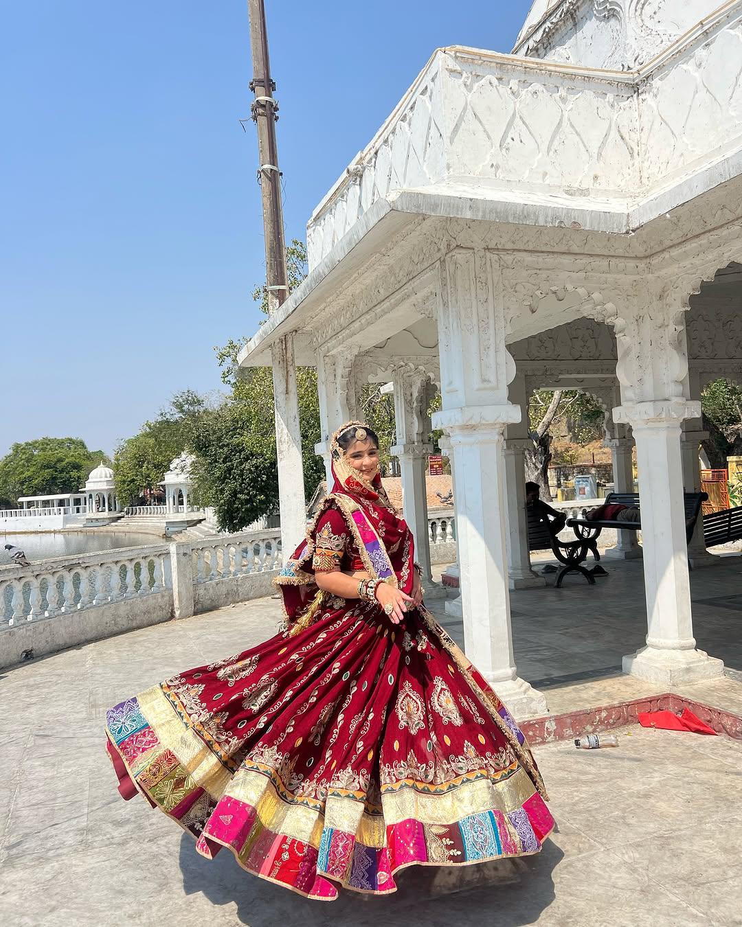 Jodhpuri Jalwa Navratri Lehenga Choli