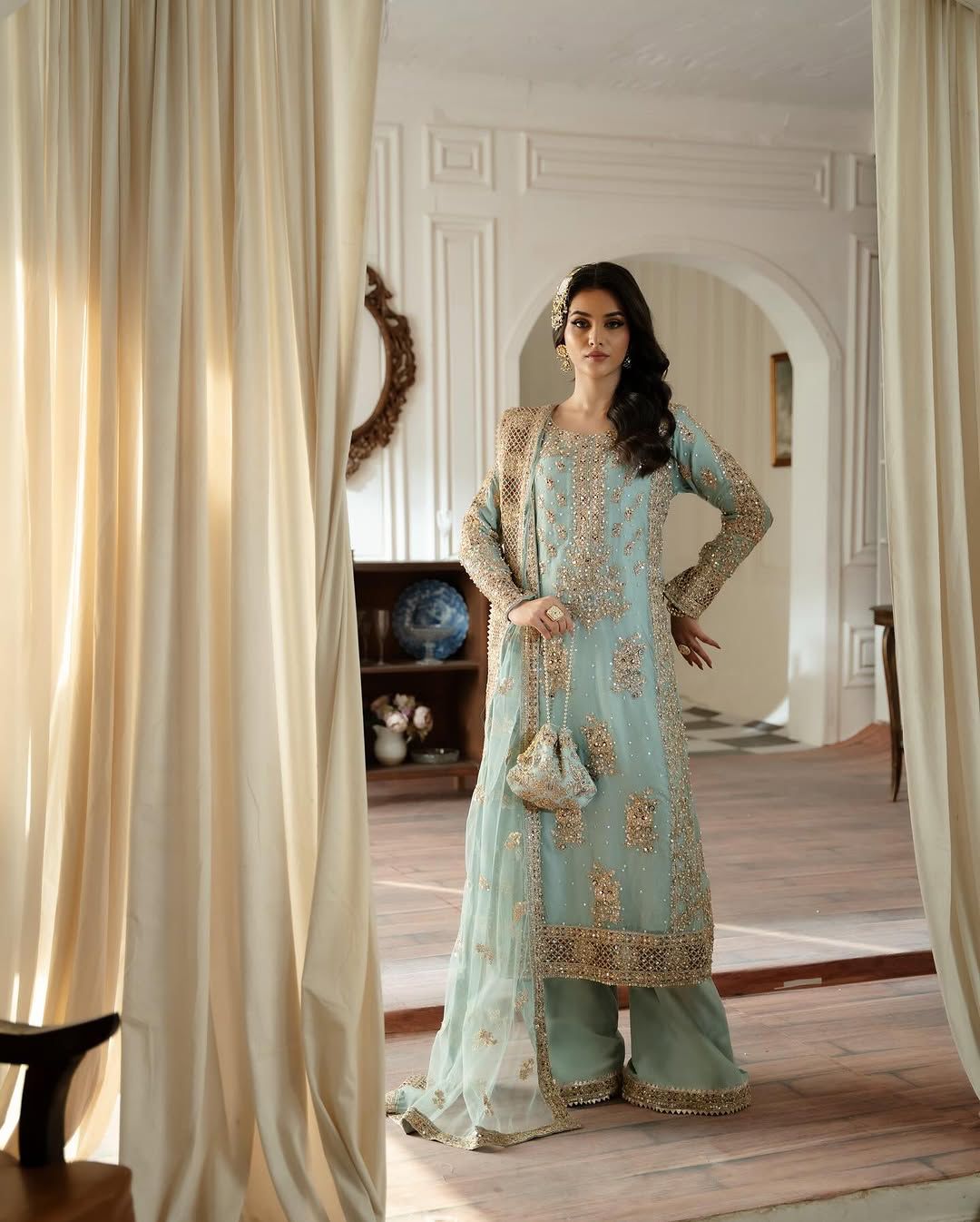 Saanjh Sparkle Salwar Suit