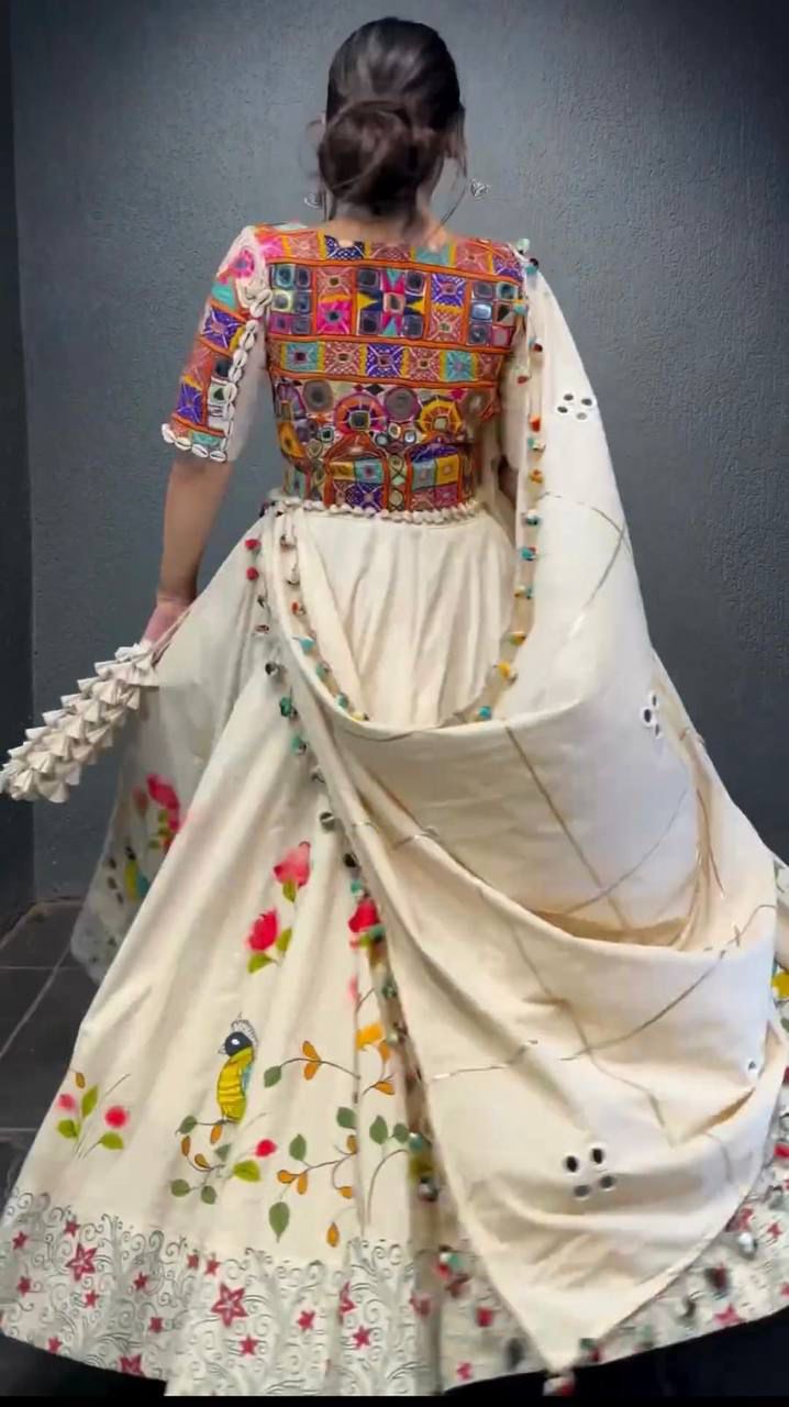 Trishakti Threads Navratri Lehenga Choli