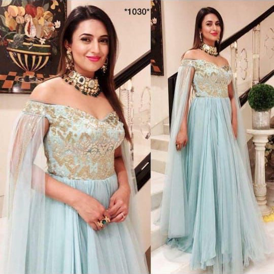 Divyanka Tripathi Shine Gown