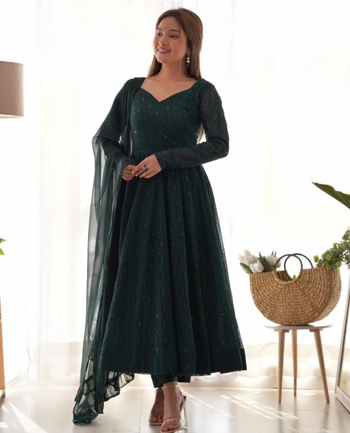 Nilofer Nazaakat Anarkali Set