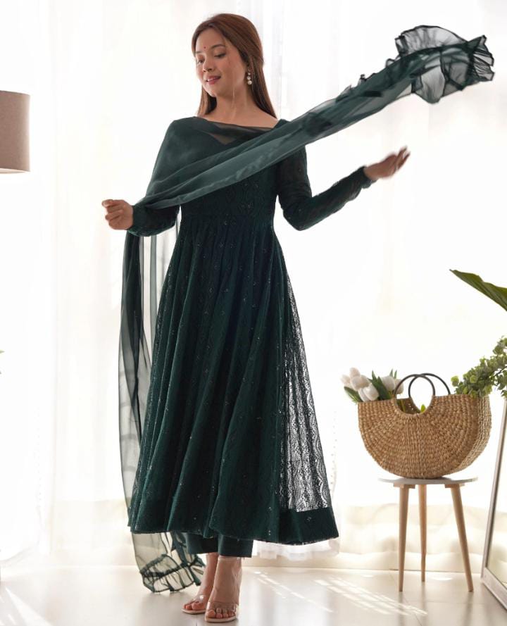 Nilofer Nazaakat Anarkali Set