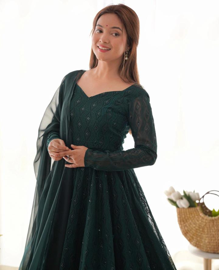 Nilofer Nazaakat Anarkali Set