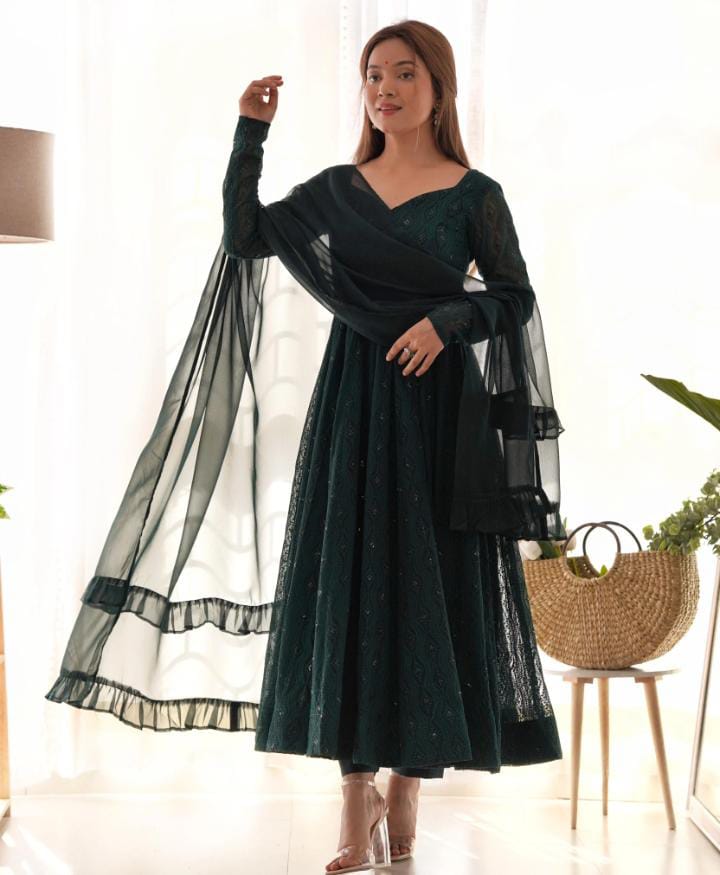 Nilofer Nazaakat Anarkali Set