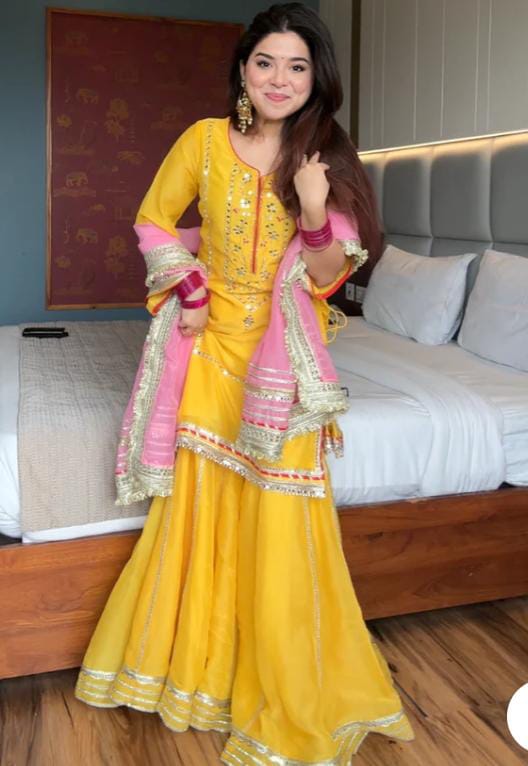 Zarista Bloom Sharara Suit Set