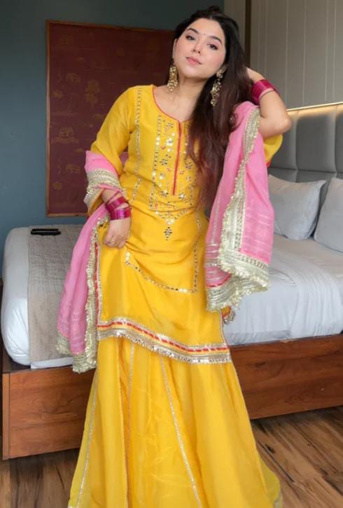 Zarista Bloom Sharara Suit Set