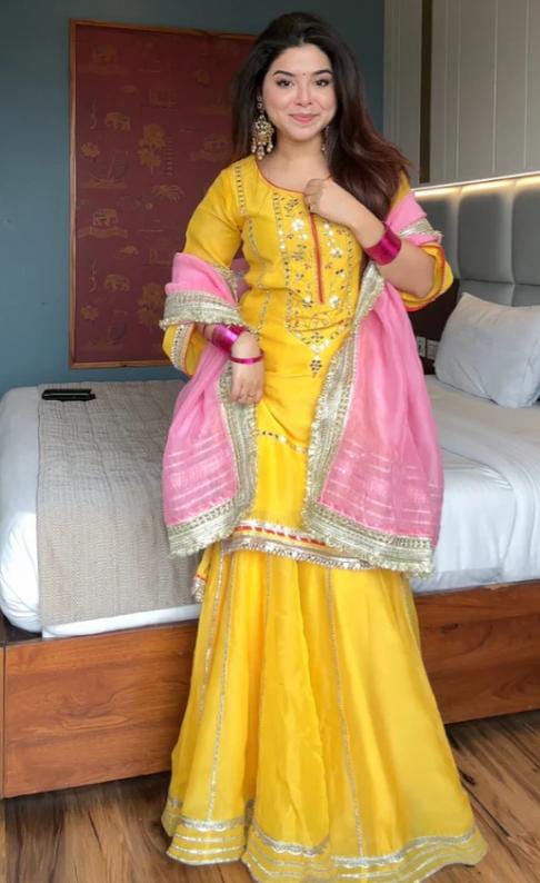 Zarista Bloom Sharara Suit Set