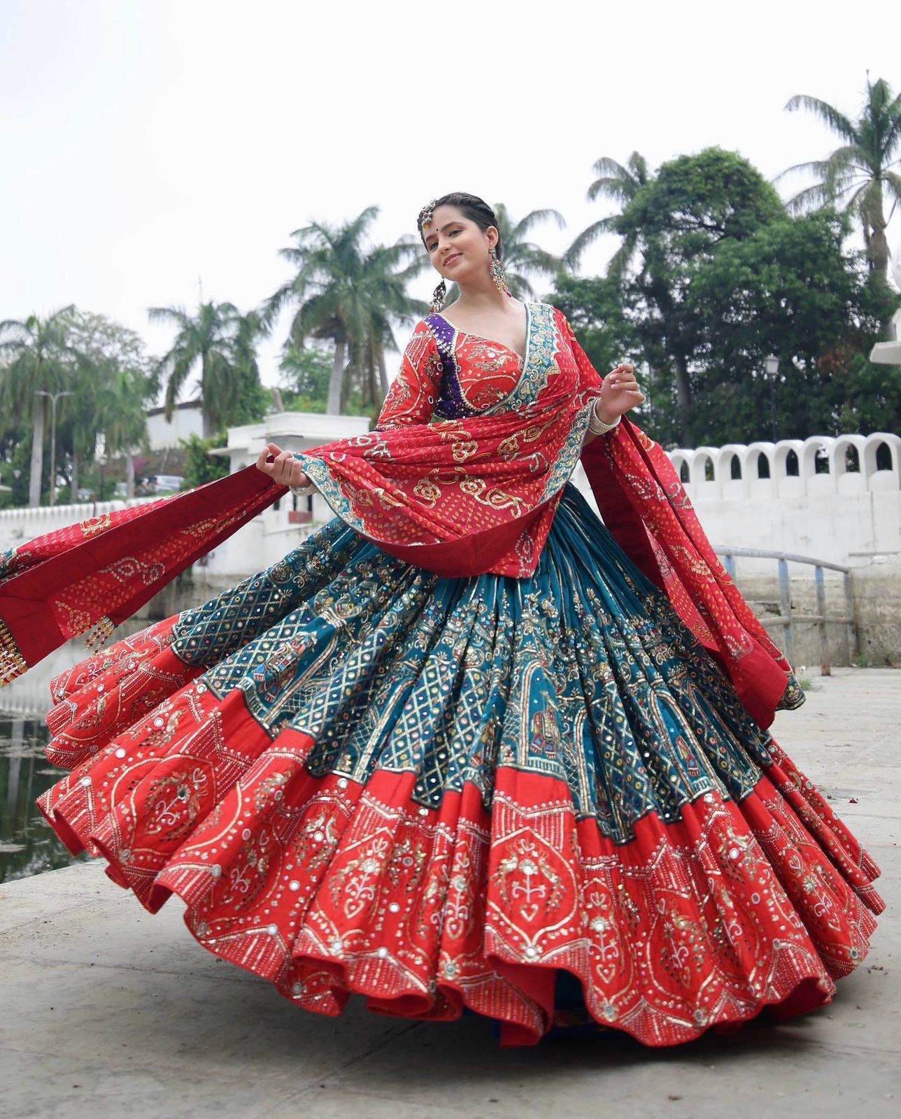 Twinkle Taal Navratri Lehenga Choli
