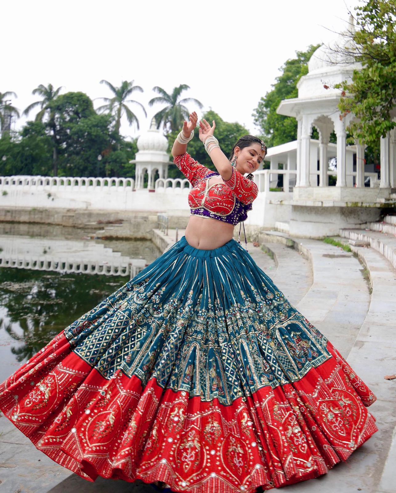 Twinkle Taal Navratri Lehenga Choli