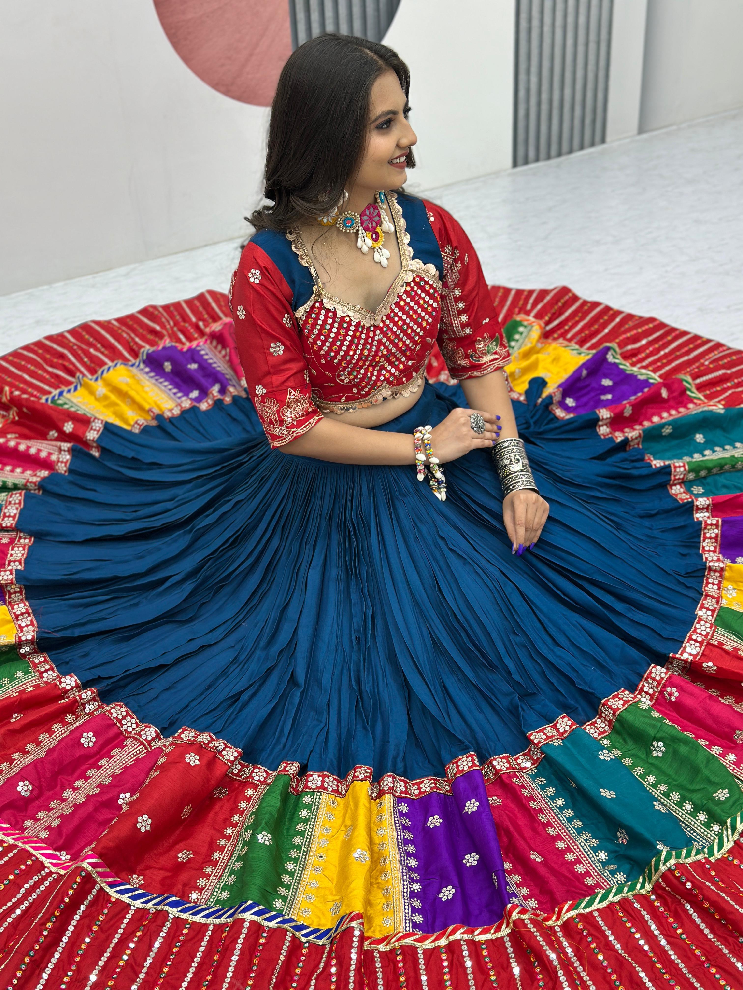 Tribhanga Threads Navratri Lehenga Choli
