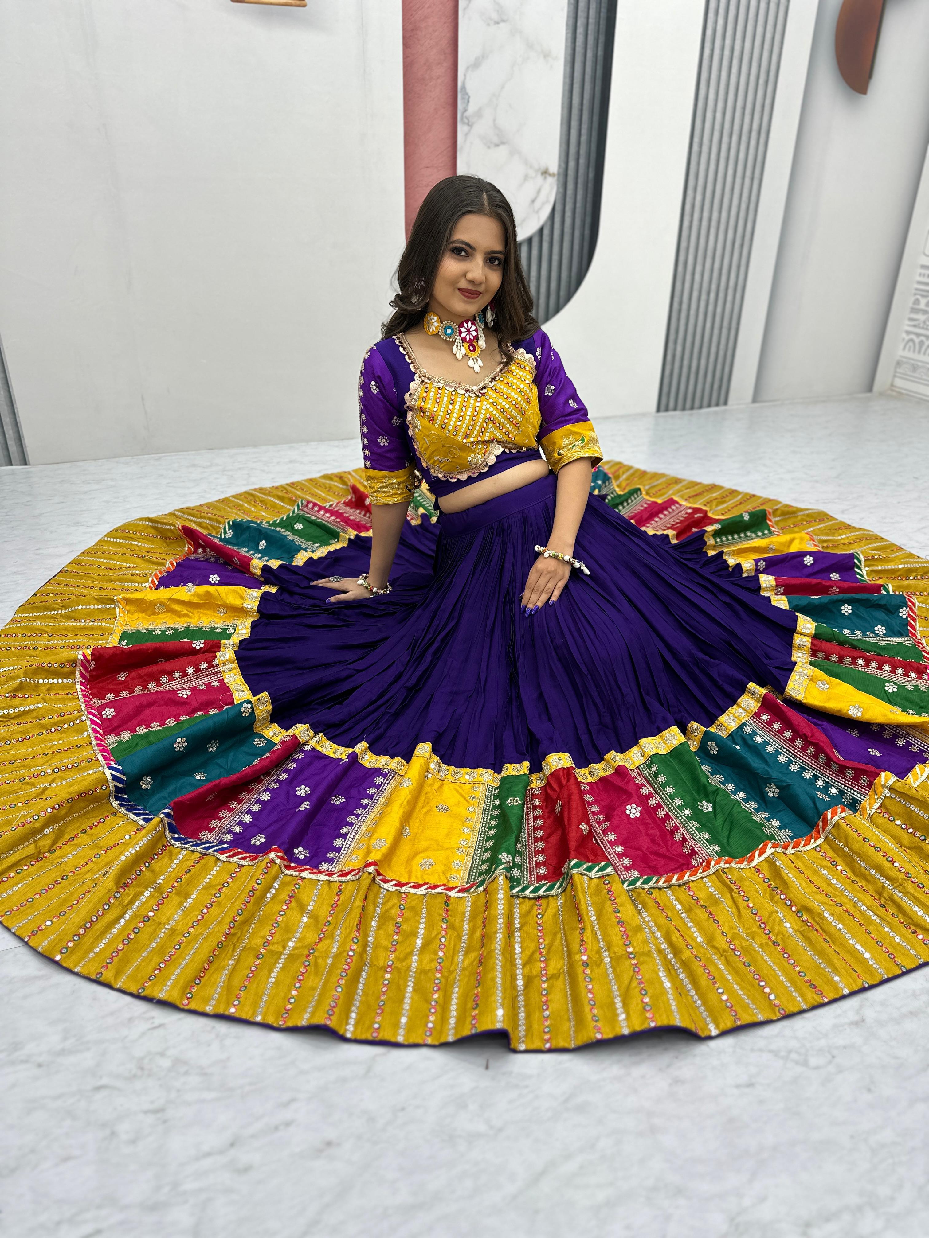 Tribhanga Threads Navratri Lehenga Choli