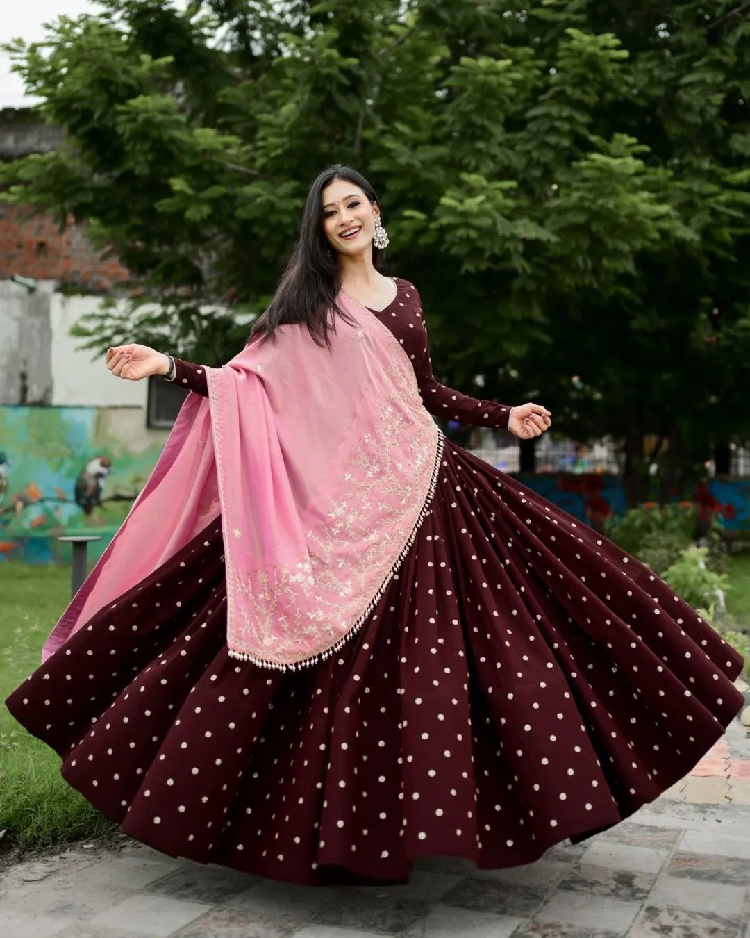 Reyaah Style Rayon Navratri Lehenga Choli